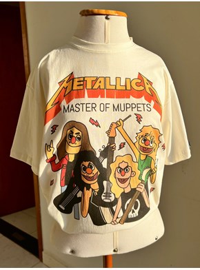 Camiseta Metallica Master of Muppets - Off-White