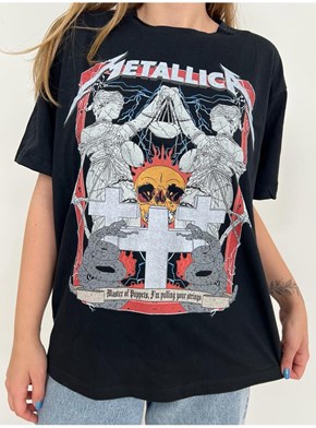 Camiseta Metallica - Preta