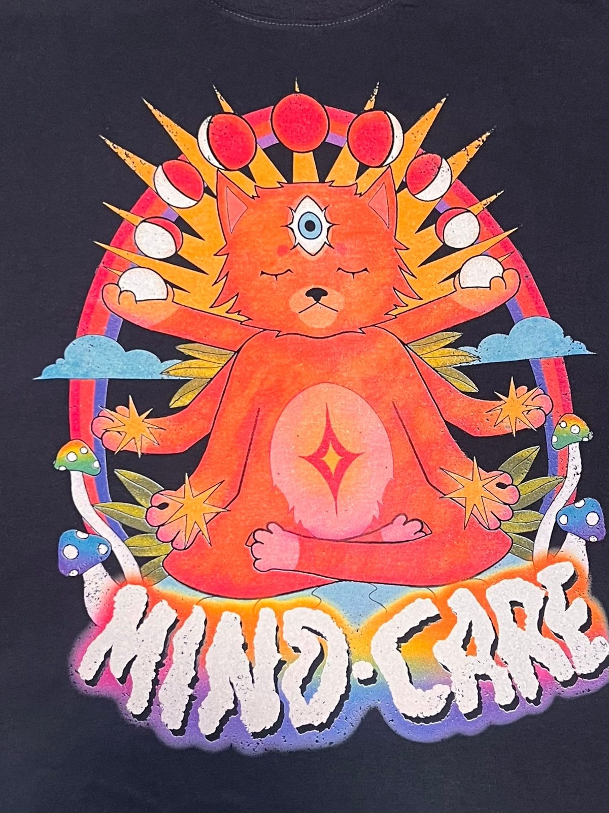 Camiseta Mind Care - Chumbo — imagem 2