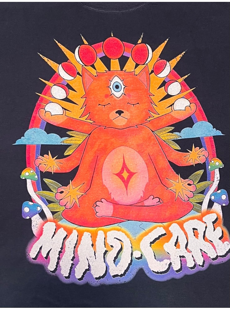 Camiseta Mind Care - Chumbo — imagem 2