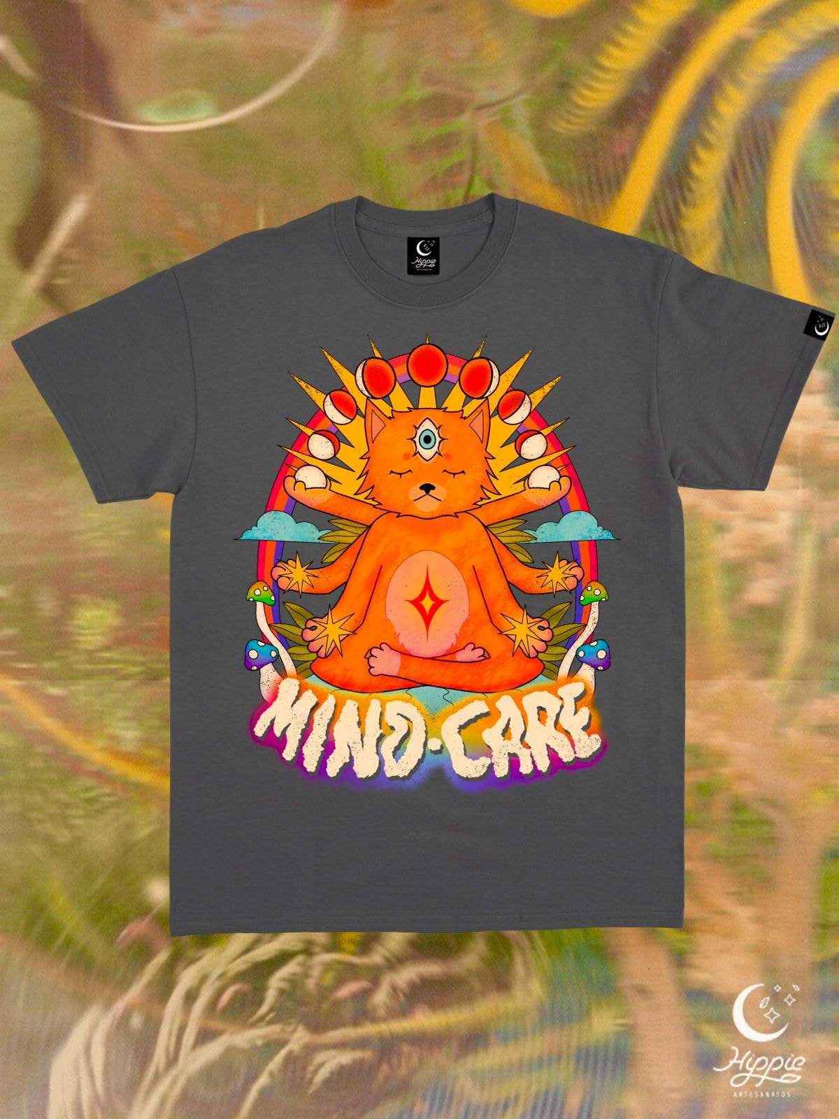Camiseta Mind Care - Chumbo — imagem 1