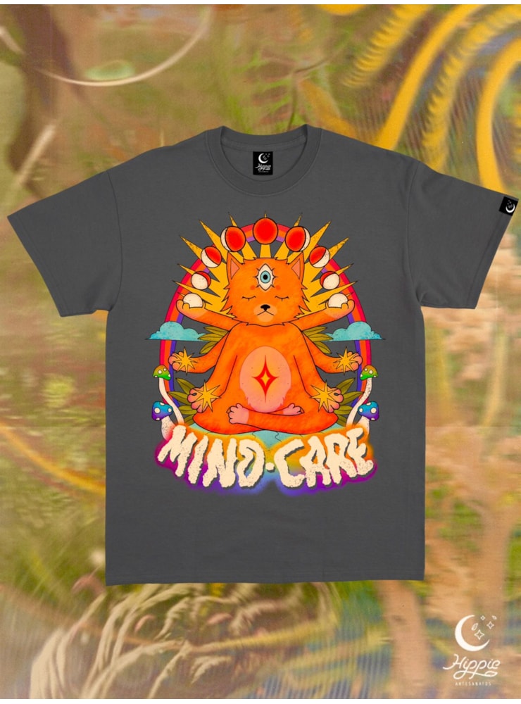 Camiseta Mind Care - Chumbo — imagem 1