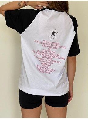 Camiseta My Chemical Romance - Danger Days - Raglan Branca - Frente e Verso