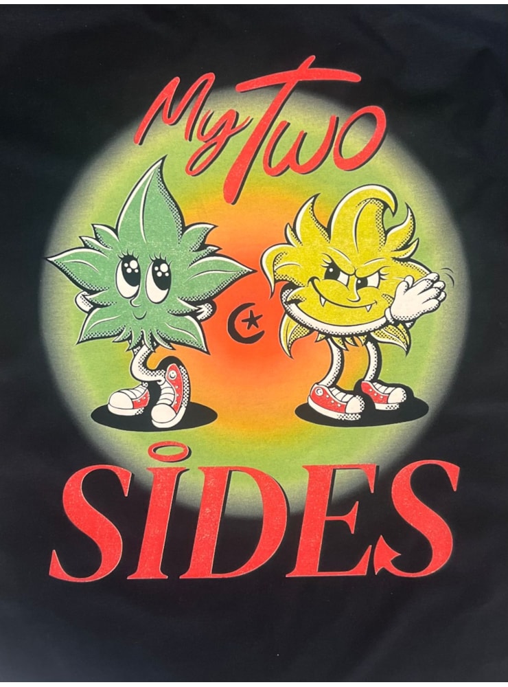 Camiseta My Two Sides - Preta — imagem 2