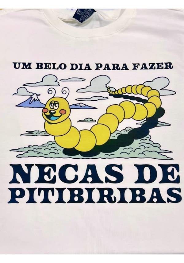 Camiseta Necas de Pitibiribas - Off-White