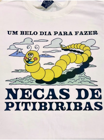 Camiseta Necas de Pitibiribas - Off-White