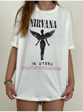 Camiseta Nirvana - Off-White