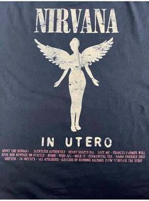 Camiseta Nirvana - Preta