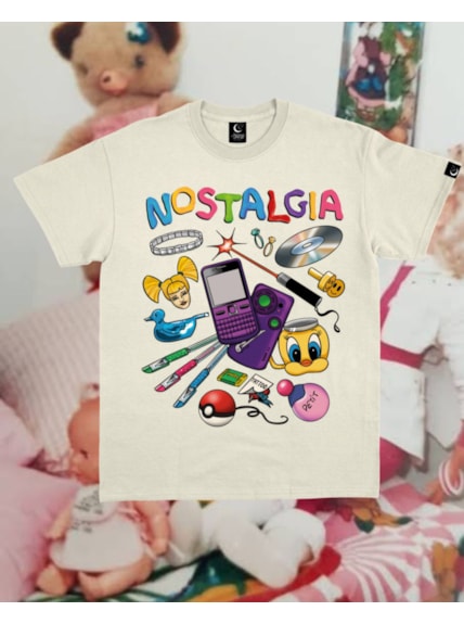 Camiseta Nostalgia - Off-White