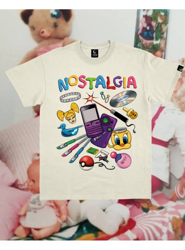 Camiseta Nostalgia - Off-White — imagem 2