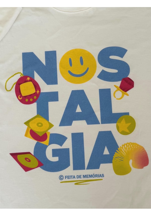 Camiseta Nostalgia - Off-White