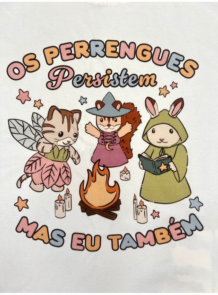 Camiseta Os perrengues persistem - Off-White — imagem 2
