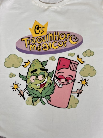 Camiseta Os Traguinhos Mágicos - Off-White