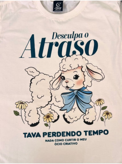 Camiseta Ovelha Atrasada - Off-White