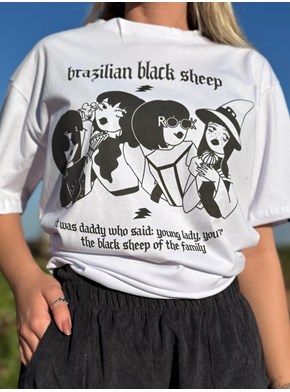 Camiseta Ovelha Negra - Branca