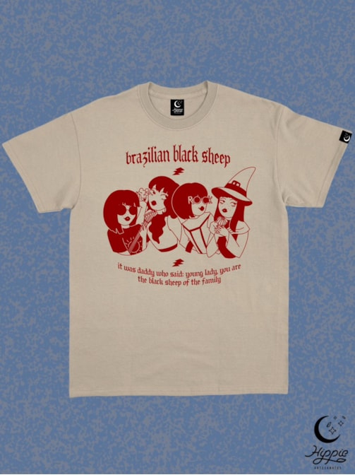 Camiseta Ovelha Negra - Cáqui