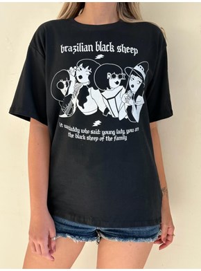 Camiseta Ovelha Negra - Preta