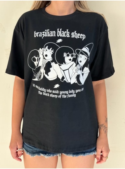 Camiseta Ovelha Negra - Preta