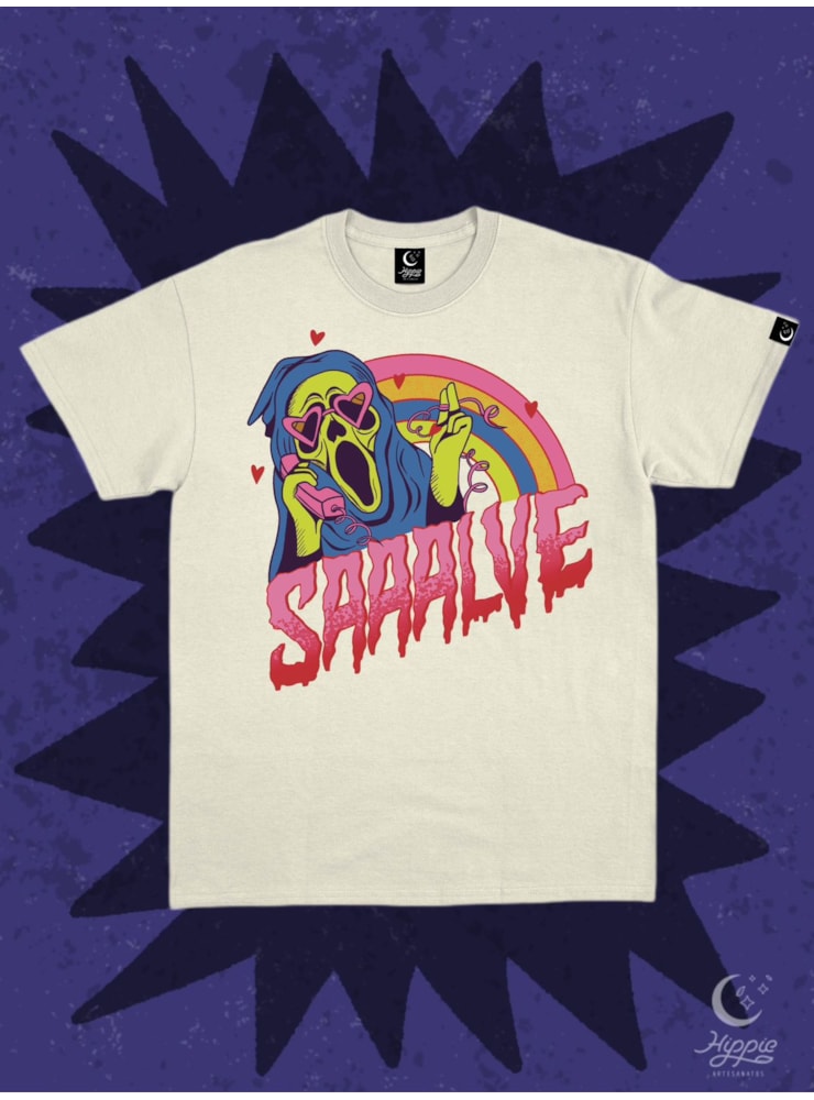 Camiseta Panic Salve - Off-White — imagem 1