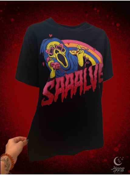 Camiseta Panic Salve - Preta
