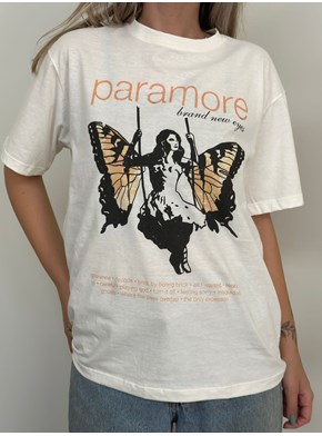 Camiseta Paramore Brand New Eyes - Off-White