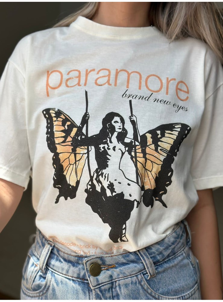Camiseta Paramore Brand New Eyes - Off-White