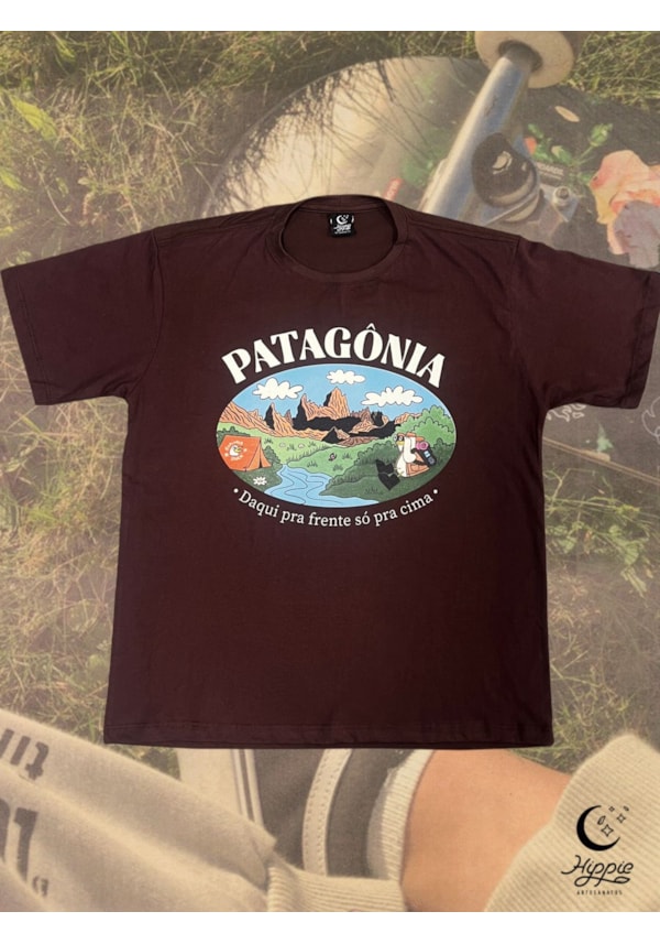 Camiseta Patagônia - Marrom