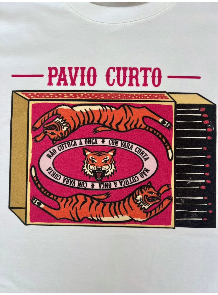 Camiseta Pavio Curto - Off-White — imagem 2