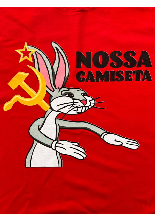 Camiseta Pernalonga Comunista - Vermelha