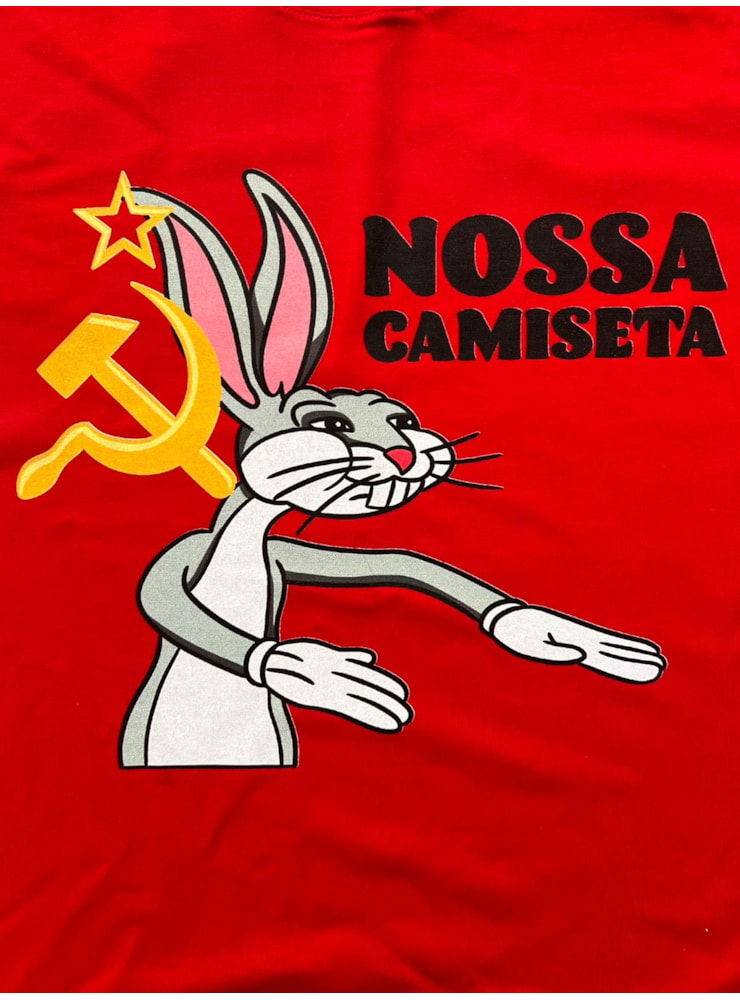 Camiseta Pernalonga Comunista - Vermelha