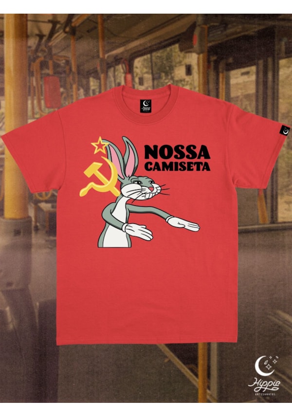 Camiseta Pernalonga Comunista - Vermelha