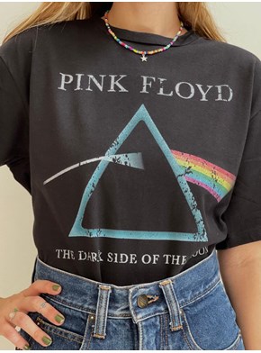 Camiseta Pink Floyd Prisma - Preta