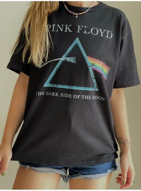 Camiseta Pink Floyd Prisma - Preta