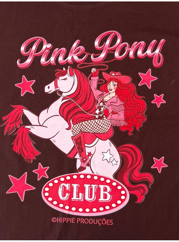 Camiseta Pink Pony Club - Marrom — imagem 2
