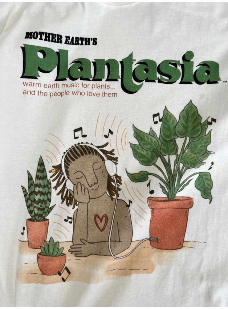 Camiseta Plantasia - Off-White — imagem 2