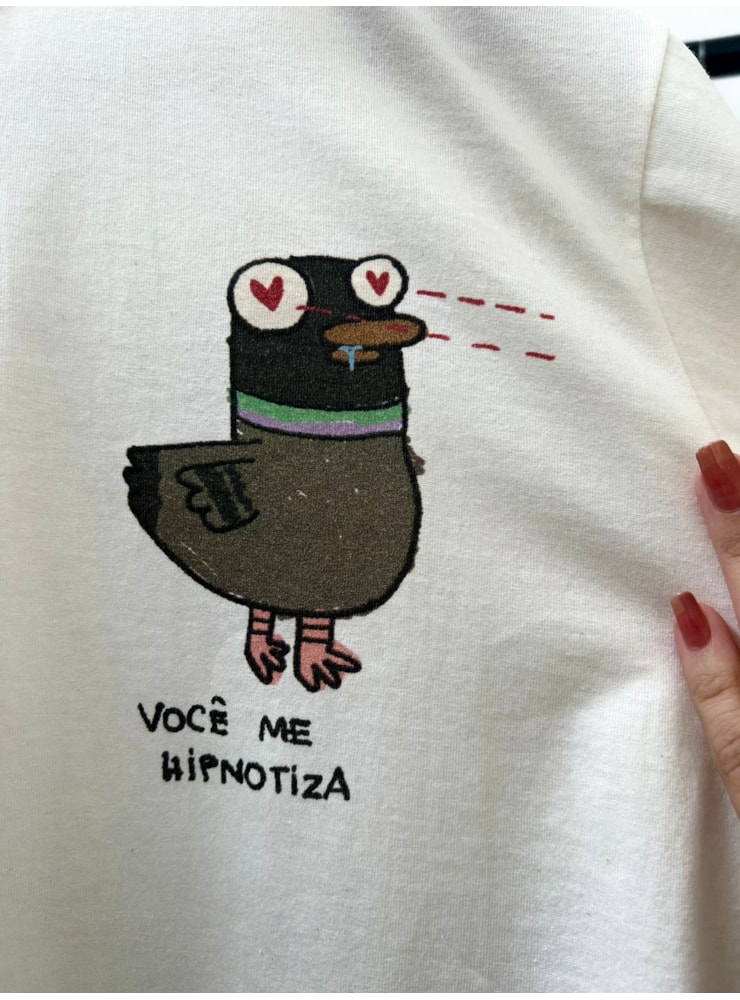Camiseta Pombo - Off-White — imagem 2