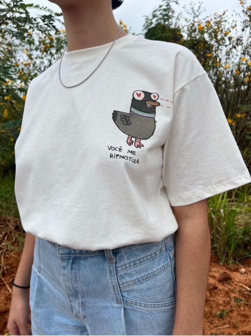 Camiseta Pombo - Off-White