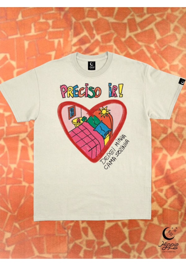Camiseta Preciso ir - Off-White