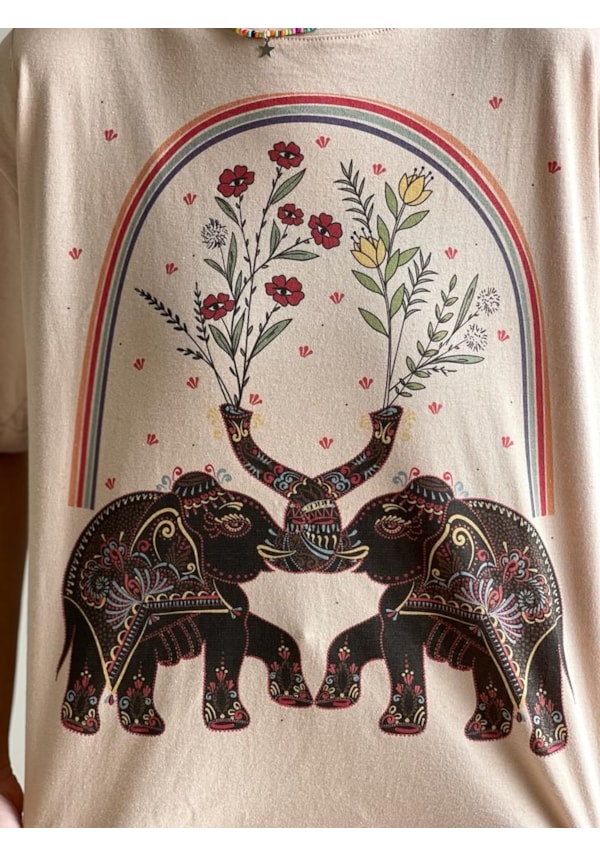 Camiseta Prosperidade - Cáqui