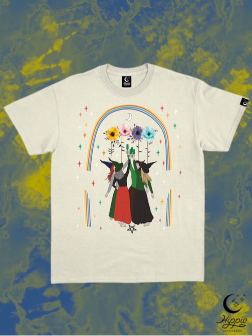 Camiseta Raiz Feminina Bruxas Fest - Off-White