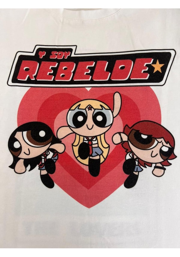 Camiseta RBD Super Poderosas - Off-White