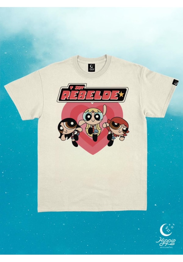 Camiseta RBD Super Poderosas - Off-White