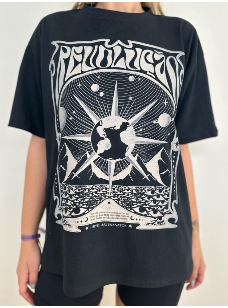 Camiseta Revolução - Preta — imagem 2