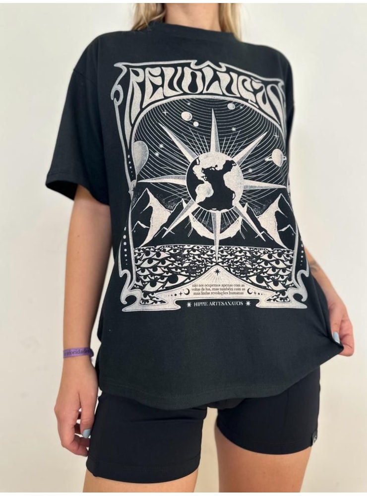 Camiseta Revolução - Preta — imagem 1