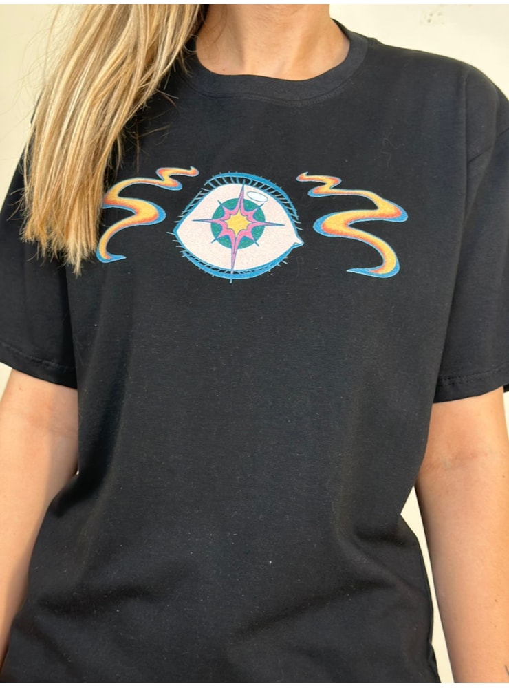 Camiseta Sabedoria - Preta - Frente e Verso — imagem 2