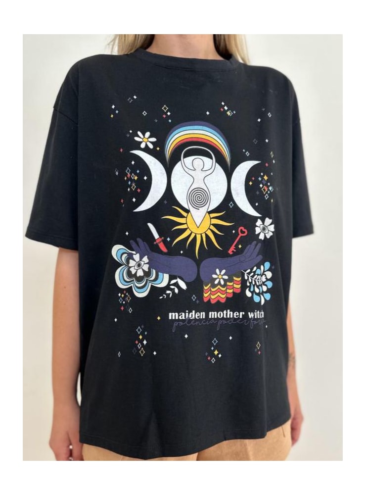 Camiseta Sagrado Feminino - Preta — imagem 2
