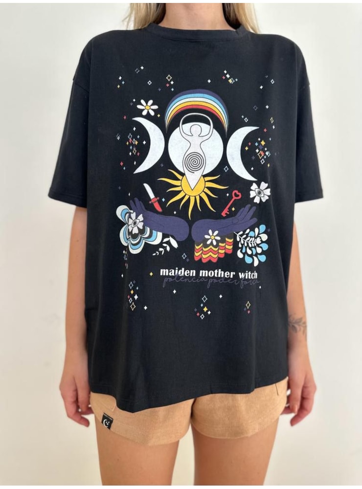 Camiseta Sagrado Feminino - Preta — imagem 1