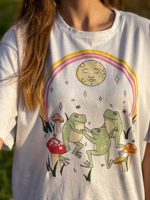 Camiseta Sapinhos Fest - Branca