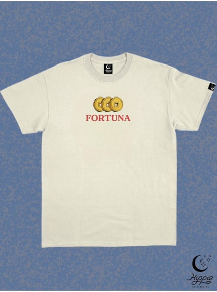 Camiseta Sapo Isqueiro da Fortuna - Off-White - Frente e Verso