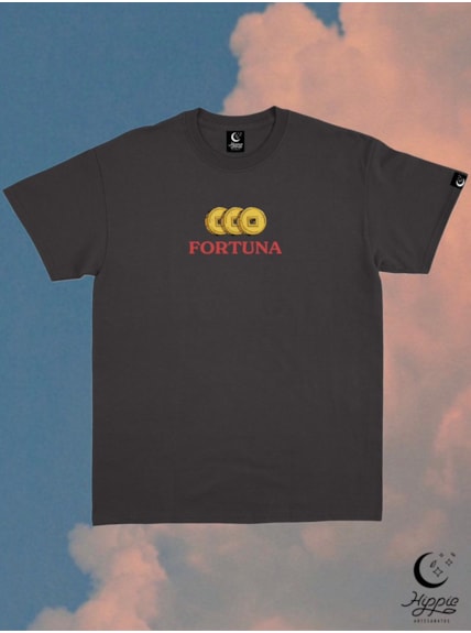 Camiseta Sapo Isqueiro da Fortuna - Preta - Frente e Verso